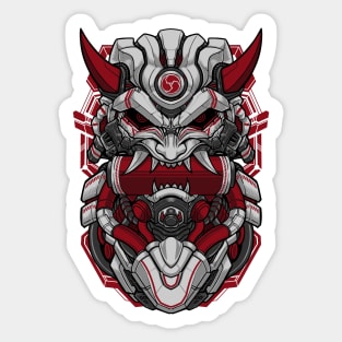 Oni Mecha - Scroll Sticker